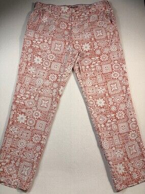 Reyn Spooner Men’s Hawaiian Print Pants 38x32 Cotton Lyocell  Description:
